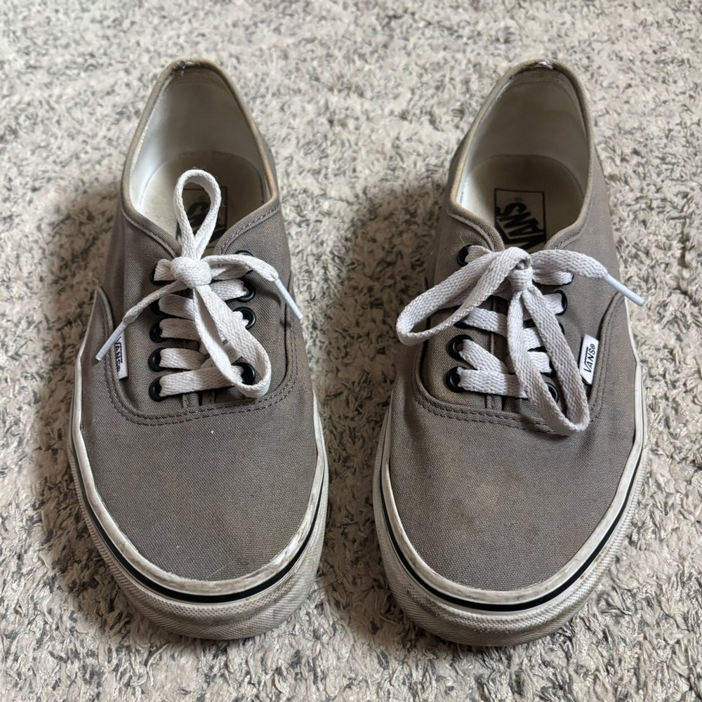 Women’s Classic Gray Vans - Picture 1 of 5